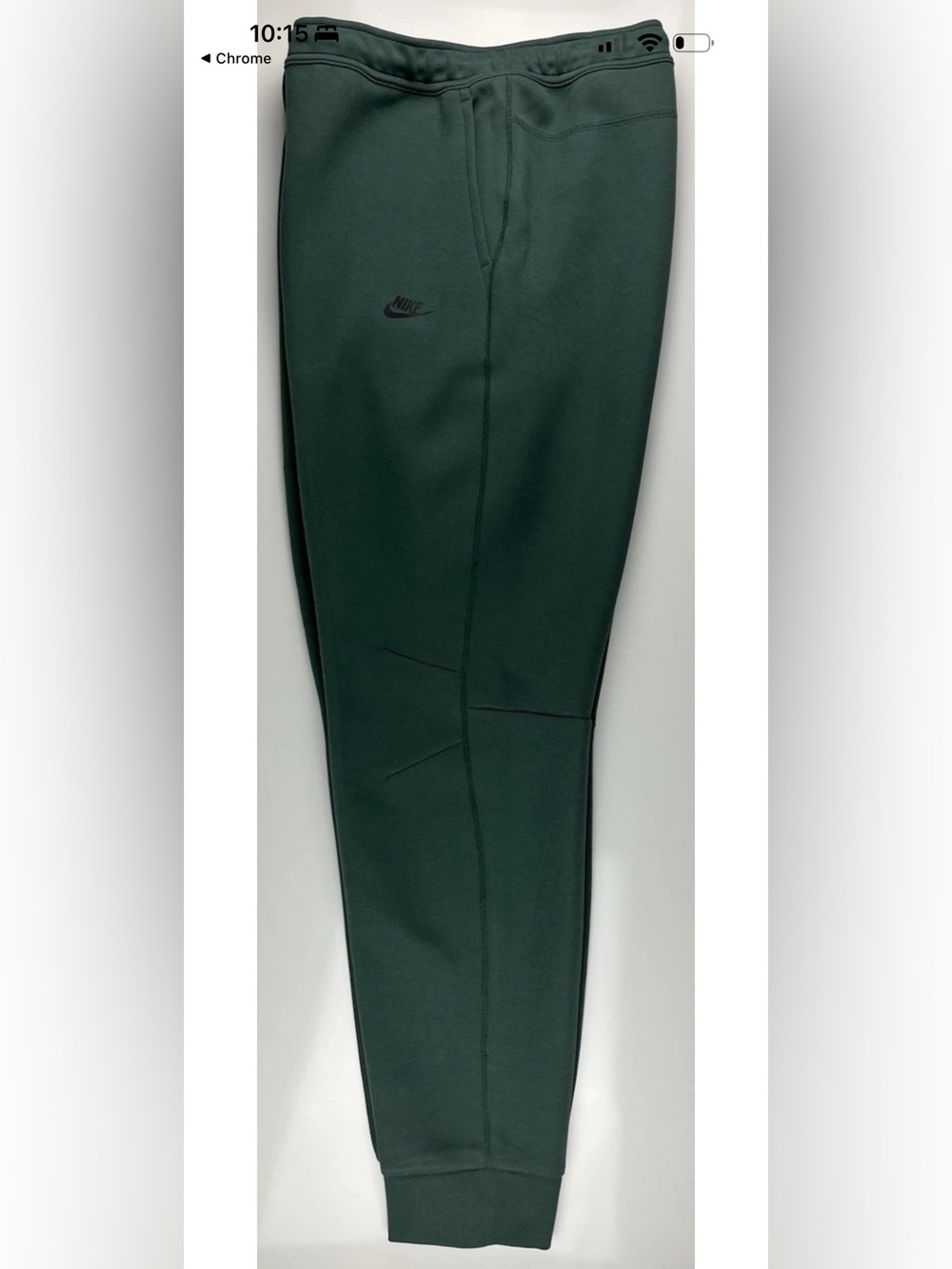 Nike Mens Sportswear Tech Fleece Joggers Vintage Green FB8002-361 Size XL.